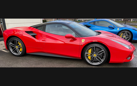 Ferrari 488 GT-B Rosso Corsa with an amazing specification