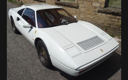 Ferrari 328 GTS rare white with red interior